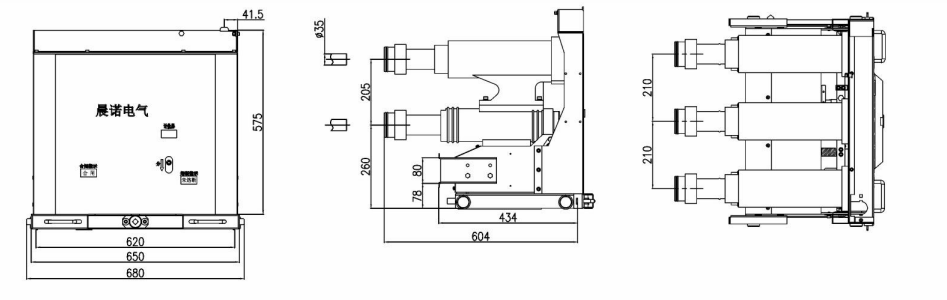 VCNR-12系列手車真空接觸器+熔斷器組合電器